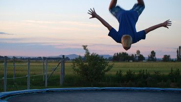 Fitness auf dem Trampolin